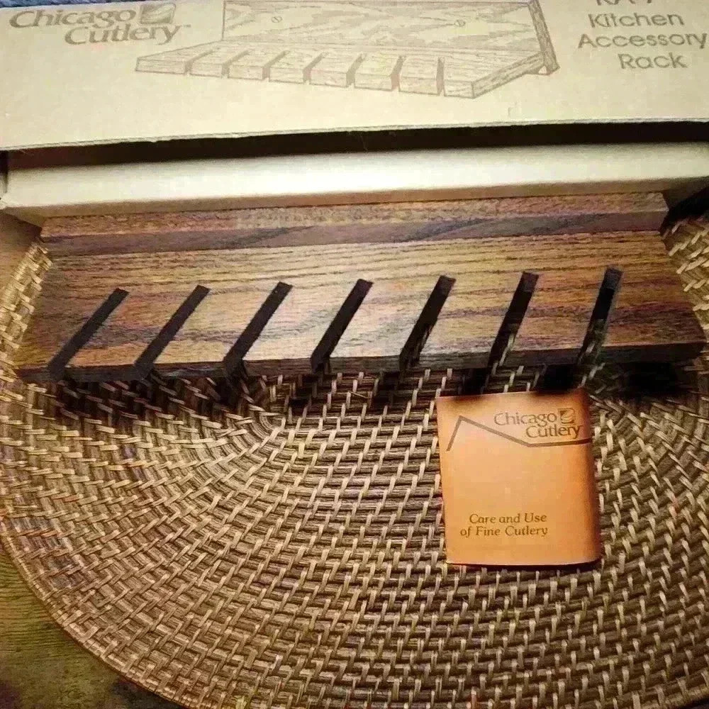 Chicago Cutlery Kitchen Accessory Rack Wood KA-7